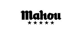 Logo de Mahou, cliente del plató de rodaje The Black Cactus Studios en Madrid