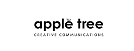 Logo de Apple Tree Communications, cliente del plató de rodaje The Black Cactus Studios en Madrid