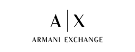 Logo de Armani Exchange, cliente del plató de rodaje The Black Cactus Studios en Madrid