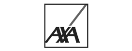 Logo de AXA, cliente del plató de rodaje The Black Cactus Studios en Madrid